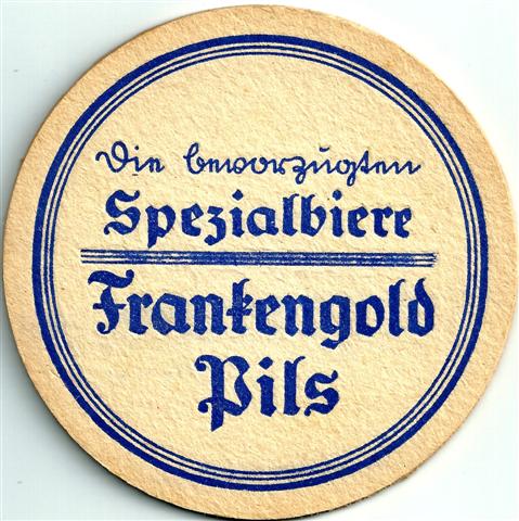 schweinfurt sw-by brauhaus rund 1fbg 1b (215-die bevorzugten-blau))